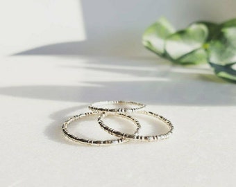 DOT DOT DASH recycled silver ring | 3 sizes available | Silver Ring | Simple Ring | Recycled Sterling Silver Ring | Simple Silver Ring