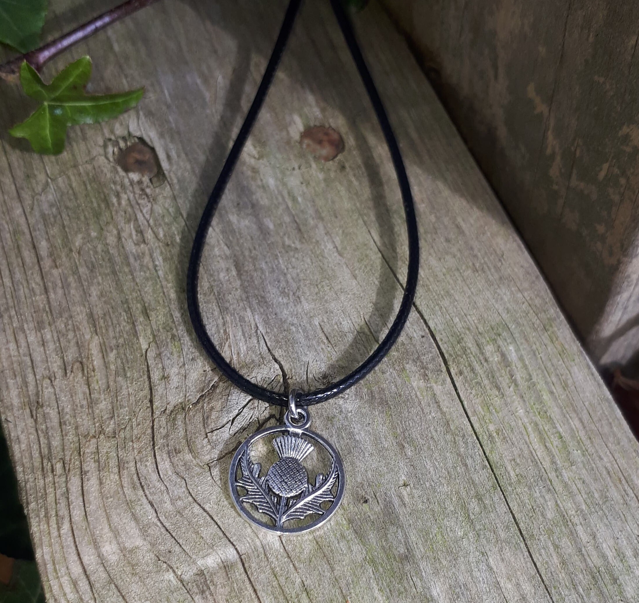 Schottische Distel Kette Schottland Blumen Anhänger | Etsy