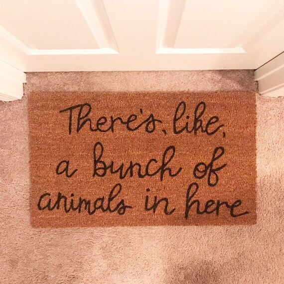 Custom Doormat Coir Doormat Outdoor Decor Outside Mat Etsy