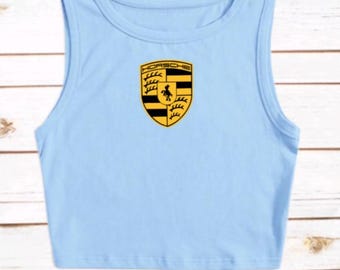 Cars Sally Disney Crop Tank Crop Tank Disneyland Radiator Springs Disney Shirt Disney Crop Tank Top Lightning McQueen Mater Miss Sally