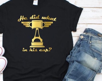 He did what in his Piston cup Cars shirt Radiator Springs Disneyland DCA WDW Disneyworld Shirt Carsland Tshirts Tow Mater