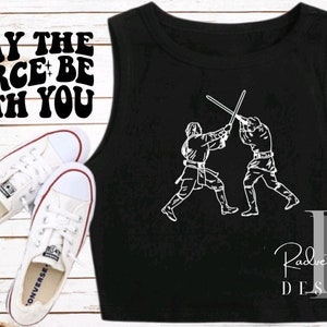 Star Wars Lightsaber Crop Tank Disney Shirt Star Wars Crop top Star Wars Tank Top Star Wars shirt WDW Hollywood Studios Vacation Shirts