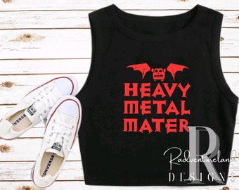 Heavy Metal Mater Cars Disney Pixar Crop Tank Crop Tank Disneyland Radiator Springs Disney Shirt Disney Crop Tanktop McQueen
