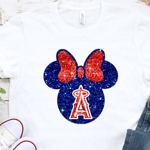 Anaheim Angels Disney Mickey Minnie Head shirts
