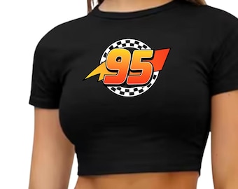 Cars Lightning McQueen Crop Top Radiator Springs