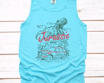 Jurassic Tanktop Dino Tour Park Tank Universal Studios Epic Universe Tank Top
