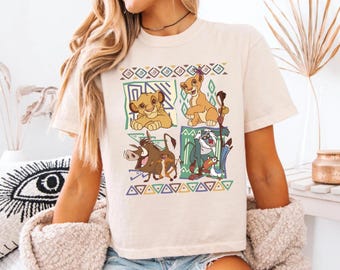 Simba Nala Lion King Crop Tshirt Pastel Disney WDW Disneyland Animal Kingdom Cropped Shirt
