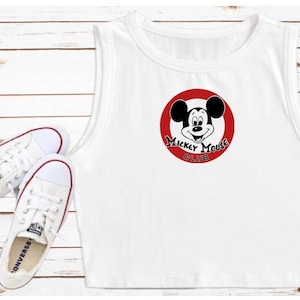 Original Mickey Mouse Club Crop Tank Disney Shirts Disney Croptop Tank Top Disney Tank AK WDW Disney Vacation Trip Tee