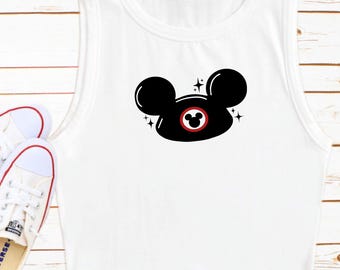 Magic Mouse Ears Cropped Top Disneyland Disneyworld WDW Mickey Mouse Croptop