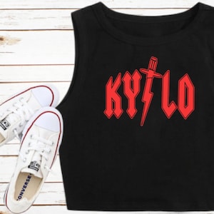 Kylo Ren Lightsaber Crop Tank Disney Shirt Star Wars Tank Top Galaxy's Edge DLR WDW Vacation