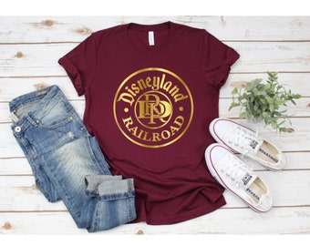 Disneyland Resort Railroad T Shirt DLRR Grand Circle Tour Trip Shirts