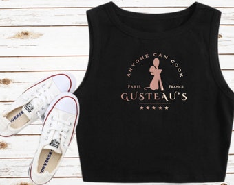 EPCOT Gusteau's Crop Top Remy Ratatouille Disney Cropped shirt Epcot FRANCE WDW Vacation Tee croptops