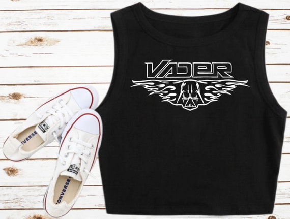 VADER Crop Tank Disney Shirt Lord Darth Vader Star Wars Tank Top WDW Batuu Galactic Empire