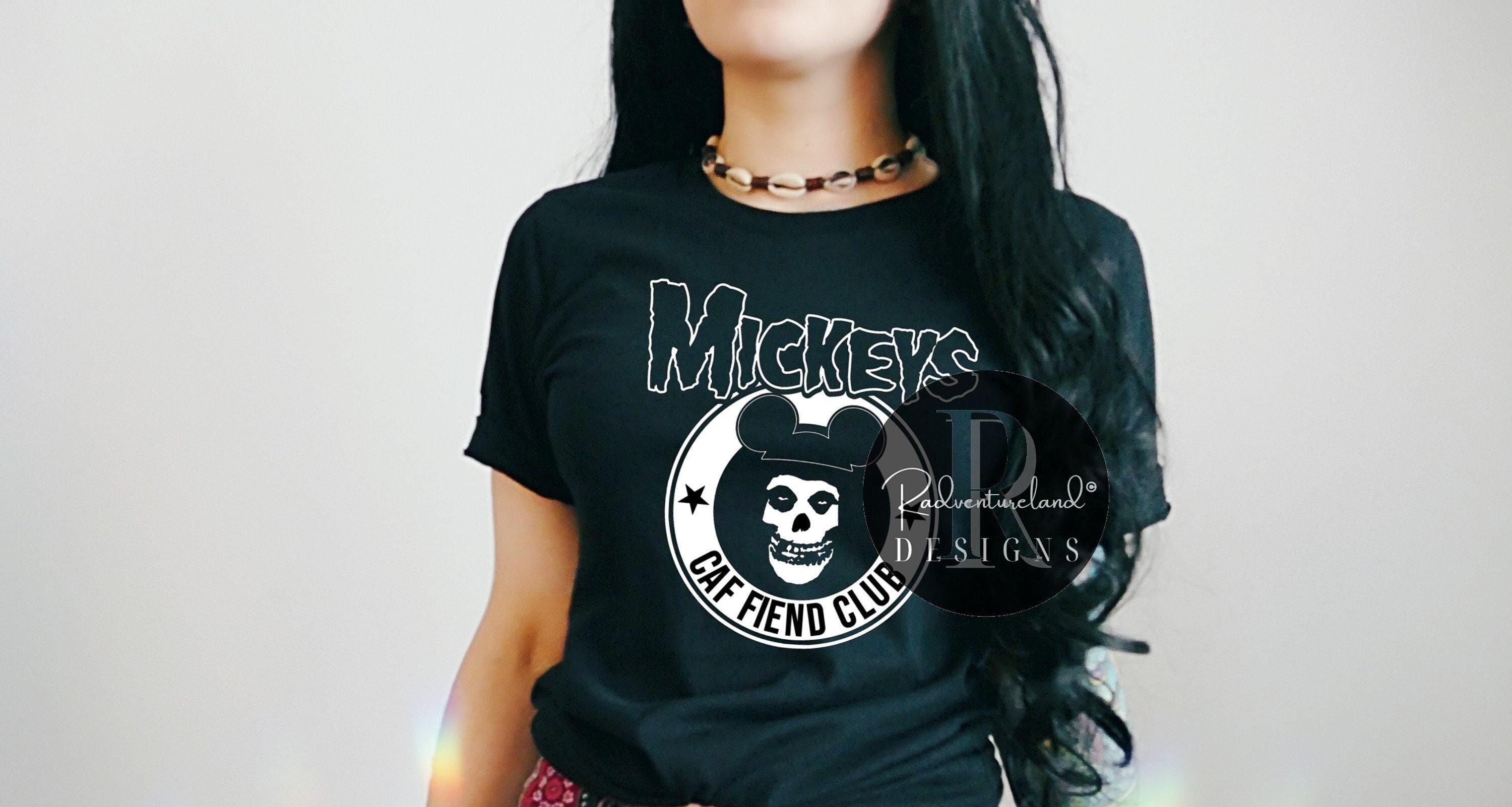 Mickey Mouse Fiend Club Coffee Tee Disney Misfits - Etsy