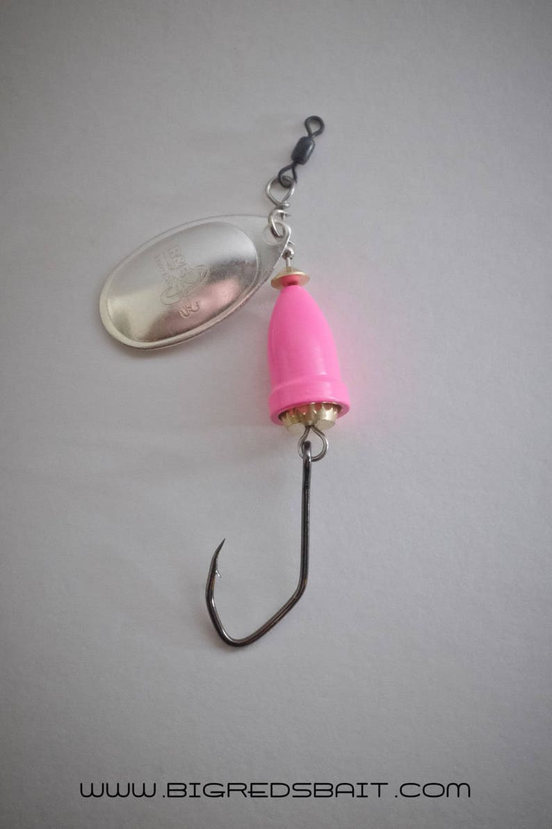 Pink Bell body Spinner lure Fishing Lure Spinner Bait Etsy