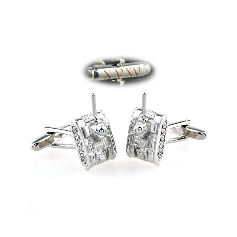Date and Initials Cufflinks.Tanks cufflinks.The shell cufflinks.personalized name cufflinks.