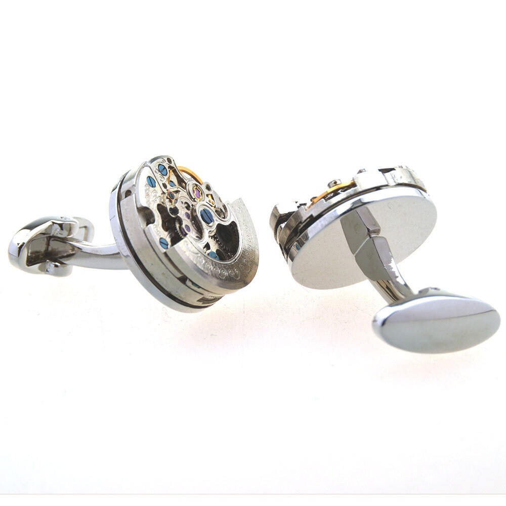 Individual signature cufflinks mechanical clock cufflinks Etsy