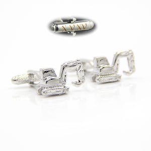 Personalized Name  cufflinks The shirt cuff links cufflinks Men&#39;s cufflinks Metal cufflinks Dredge cufflinks. Engineer cufflink