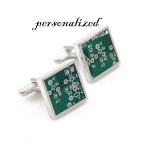 cufflinks for computer geeks,Unique cufflinks, Circuit board Cufflinks, stainless steel,    gift for him, gift for husband