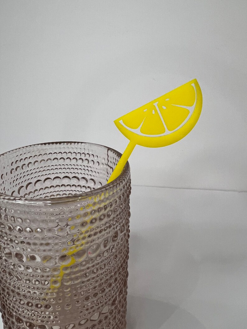 Pack of 12 Lemon Drink Stirrers Cocktail Stir Sticks Party Etsy