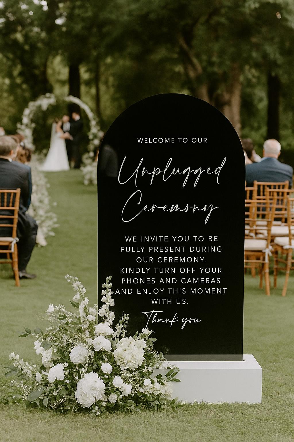 Arch Unplugged Sign