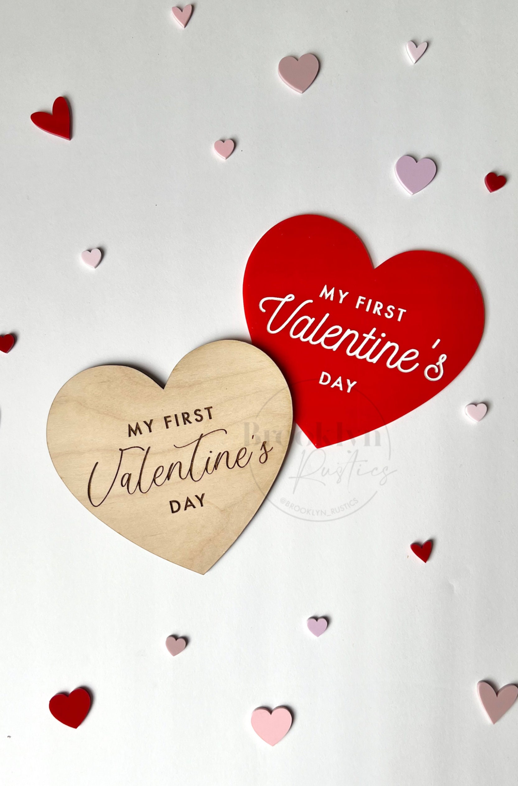 7 Embossed Happy Valentine's Day Metal Signs (3) [MD1138] 