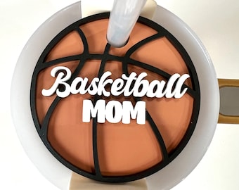 Sport Mom Stanley Topper | Muttertagsanhänger | Stanley Topper | Stanley Cup Zubehör | Stanley Namensschild | 90-110 Unzen H2.0