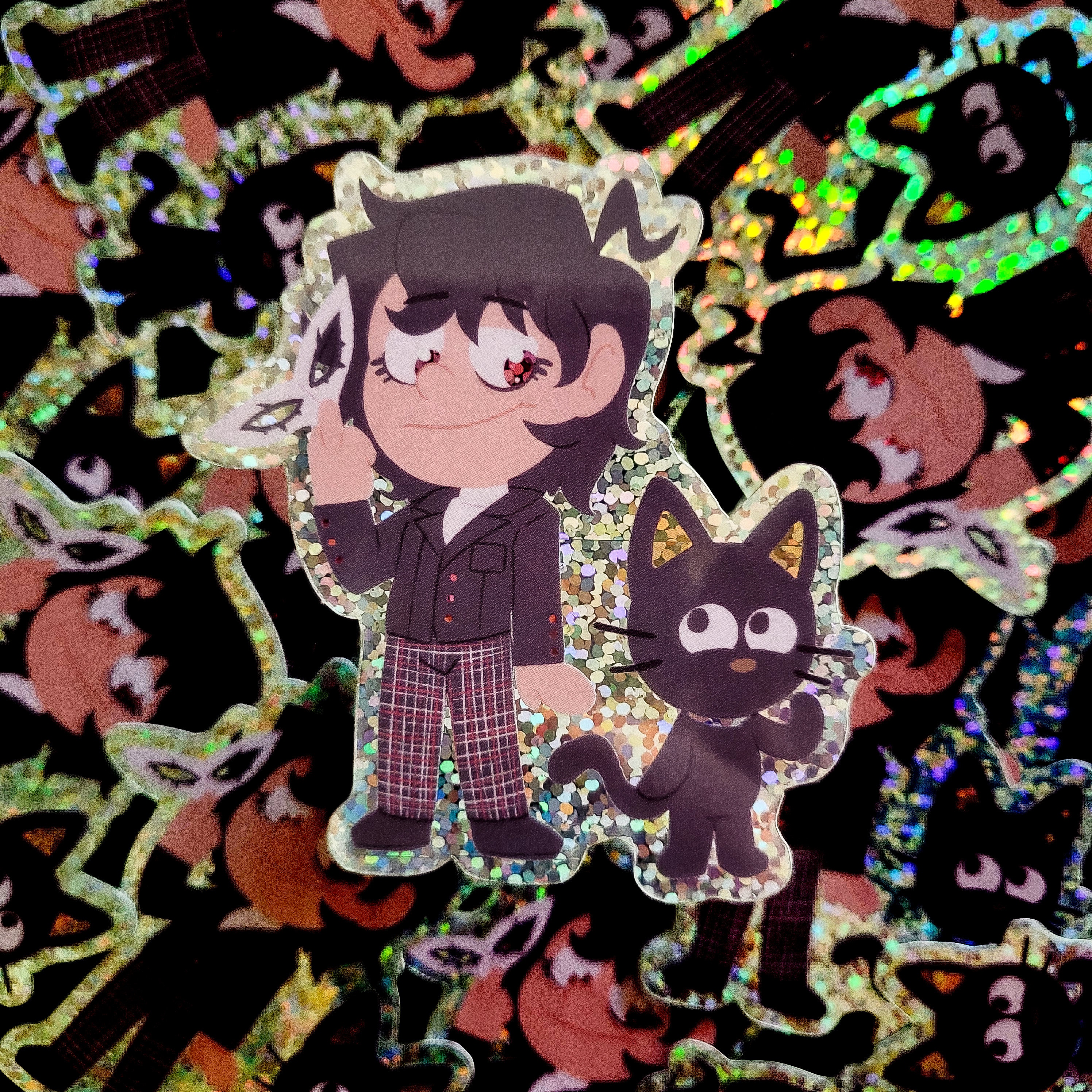 Joker and Chococat Sticker - Etsy