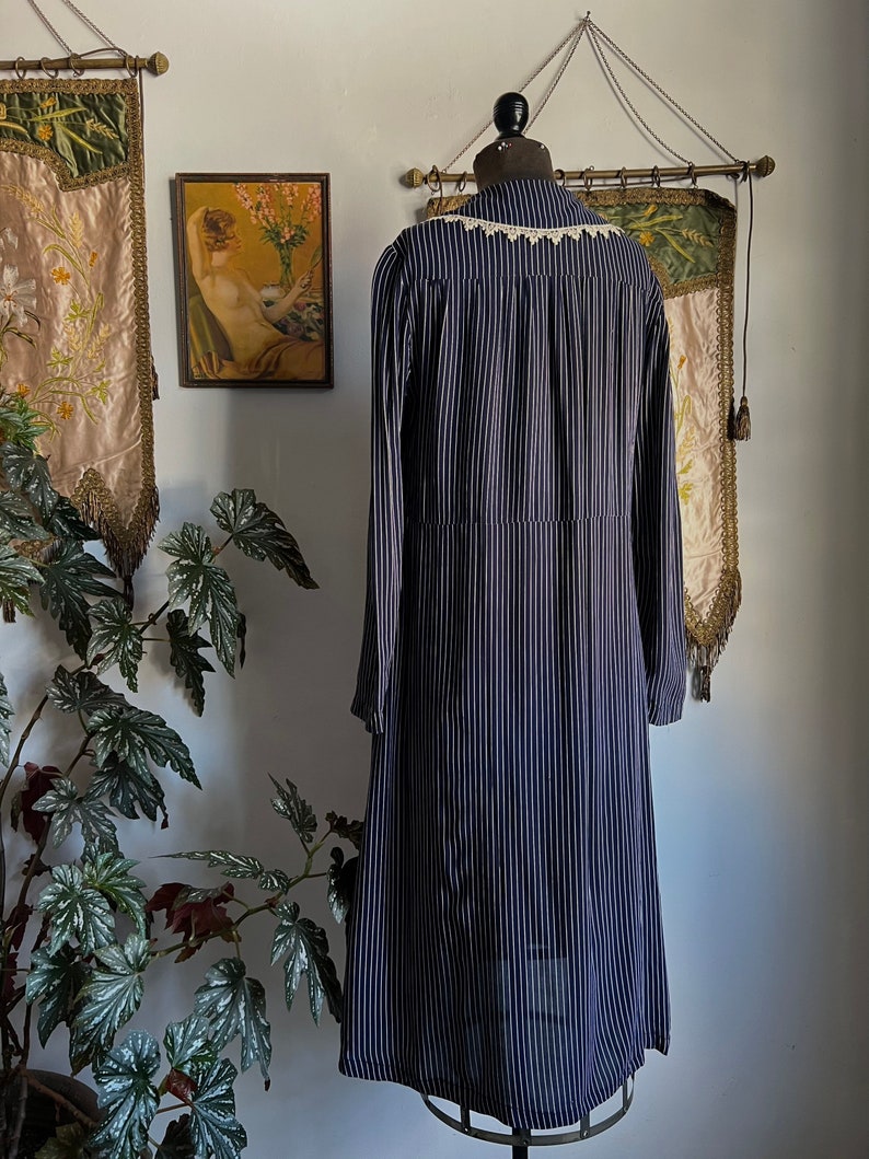 1930s Ginger Dress - Navy