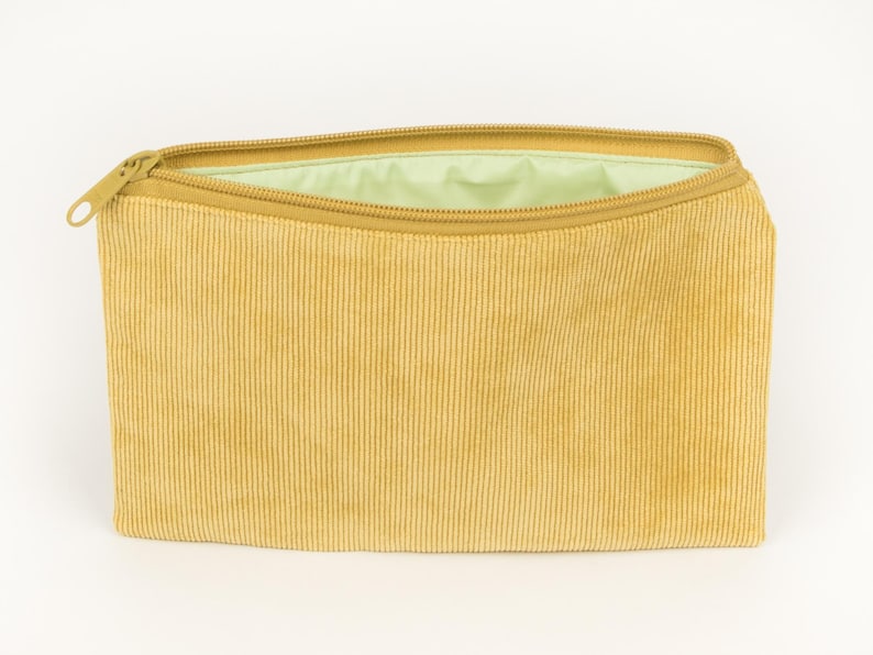 Corduroy Toiletry Bag XXL – Cosmetic bag with inner compartments & water-repellent lining, in 4 sizes and many colors, hangable image 17