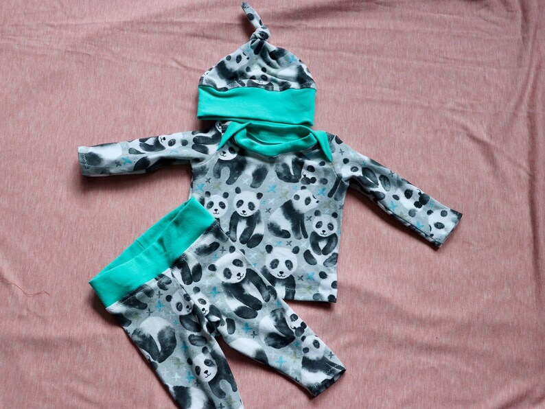 Gender Neutral Gift New Baby Gift baby girl panda Gender Neutral Outfit Coming Home Outfit Panda Baby Outfit baby boy panda