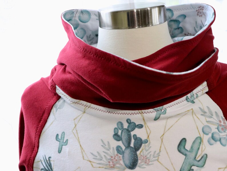 Fall Floral Shirt Breastfeeding Raglan Funnel Hoodie Cactus Floral Women/'s Hoodie Gift For New Mom Breastfeeding Top Women/'s Fall Style