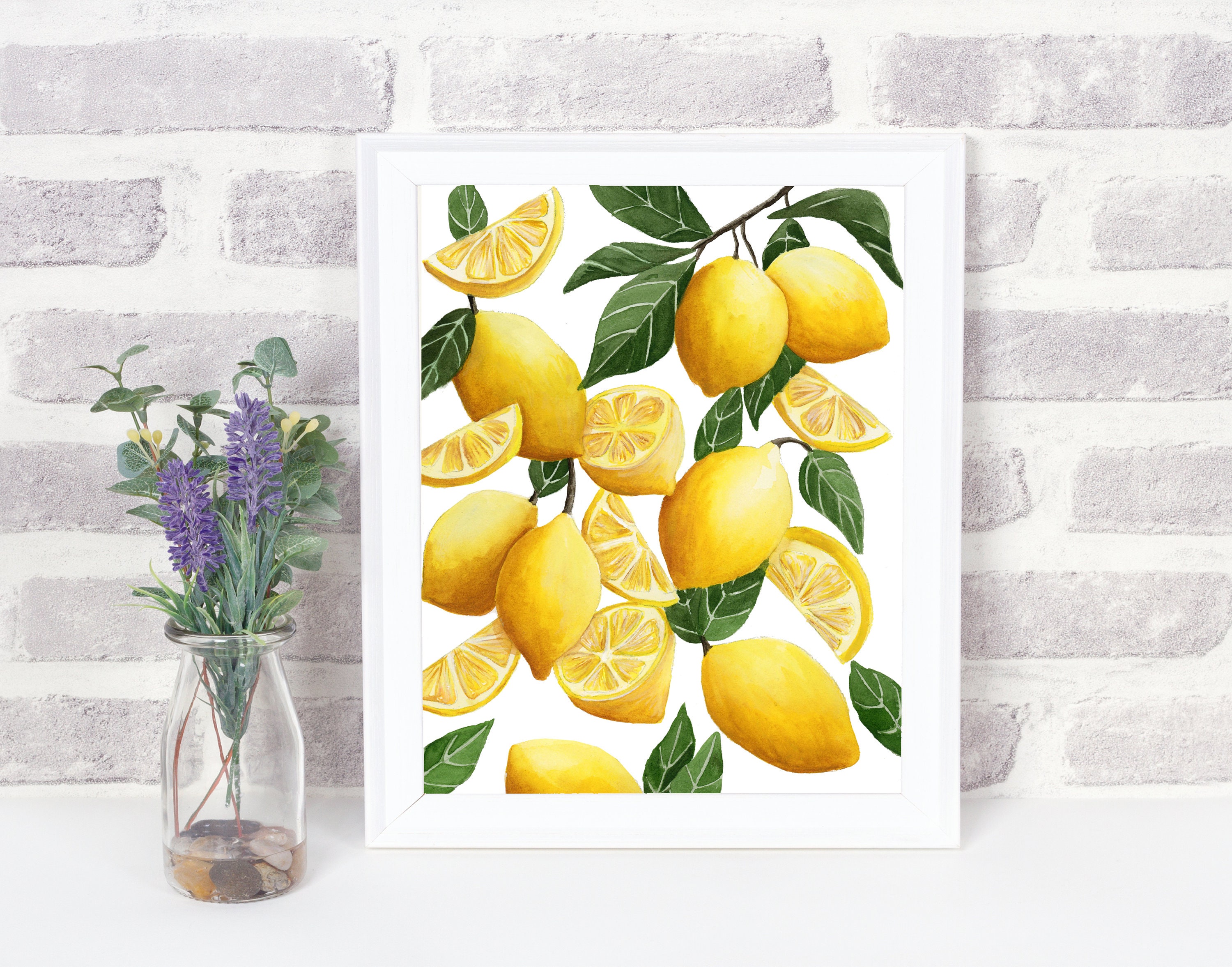 レモンの水彩画、キッチンの壁アート、シチリア産レモン - Etsy 日本 レモンの水彩画、キッチンの壁アート、シチリア産レモン - Etsy 日本