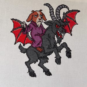 Prepotente and Bianca | cross stitch PATTERN | Dungeon Crawler Carl image 6
