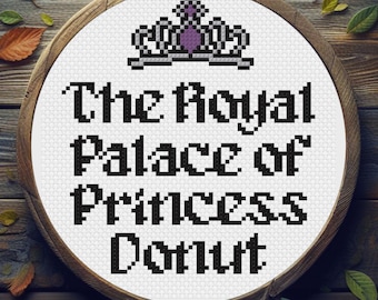 The Royal Palace of Princess Donut | Cross stitch PATTERN