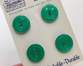 Jade Green Buttons - Etsy