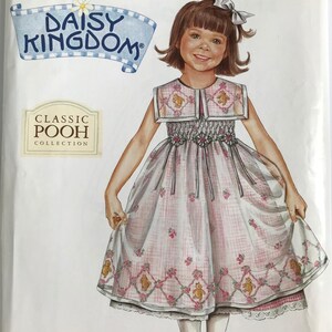 Simplicity 0514 Child&#39;s Dress, Party or Pageant Dress fit and flare by Daisy Kingdom with collar Sewing Pattern sizes 2-3-4 or 5-6-6X UNCUT