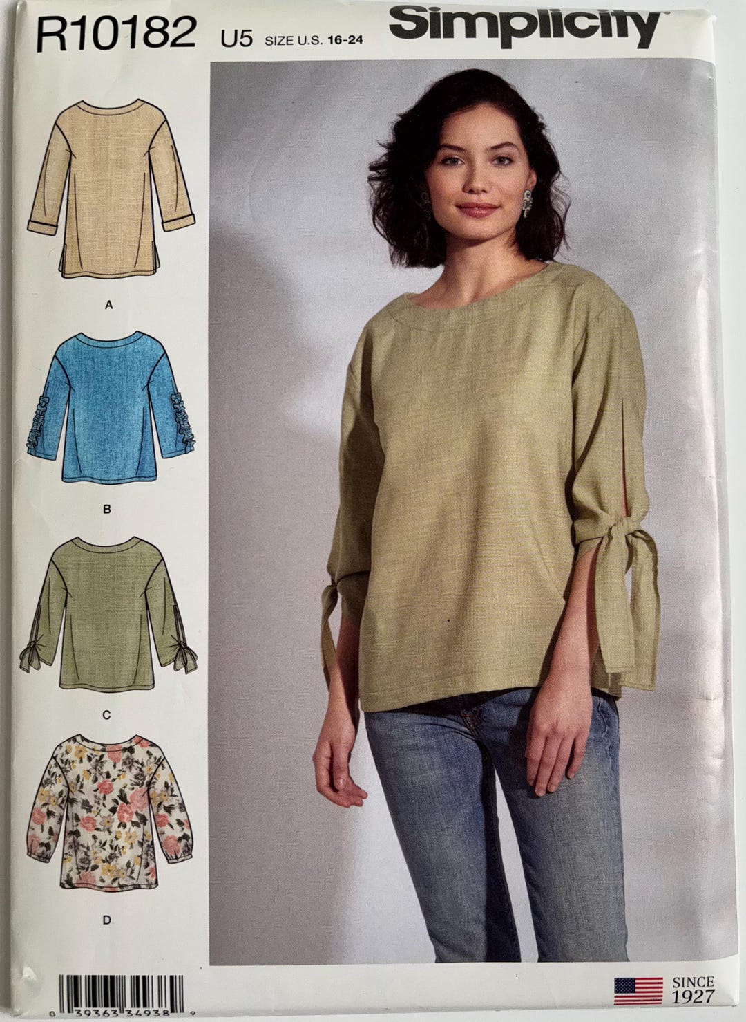 Simplicity R Simplicity R10182/S8920 Pullover Top W/ Length & Sleeve Variations ...