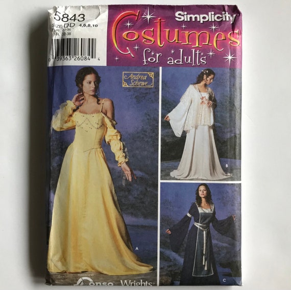 Simplicity 5843 Misses' Costume Pattern Fairy Princess - Etsy