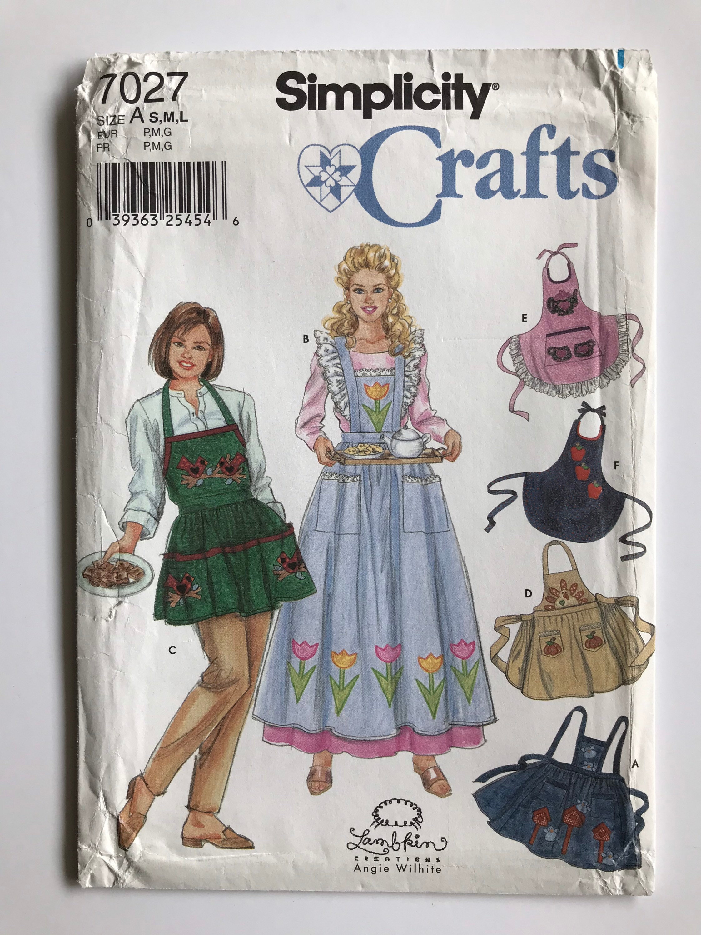 Simplicity 7027 Misses' Apron Sewing Pattern Full Novelty Etsy