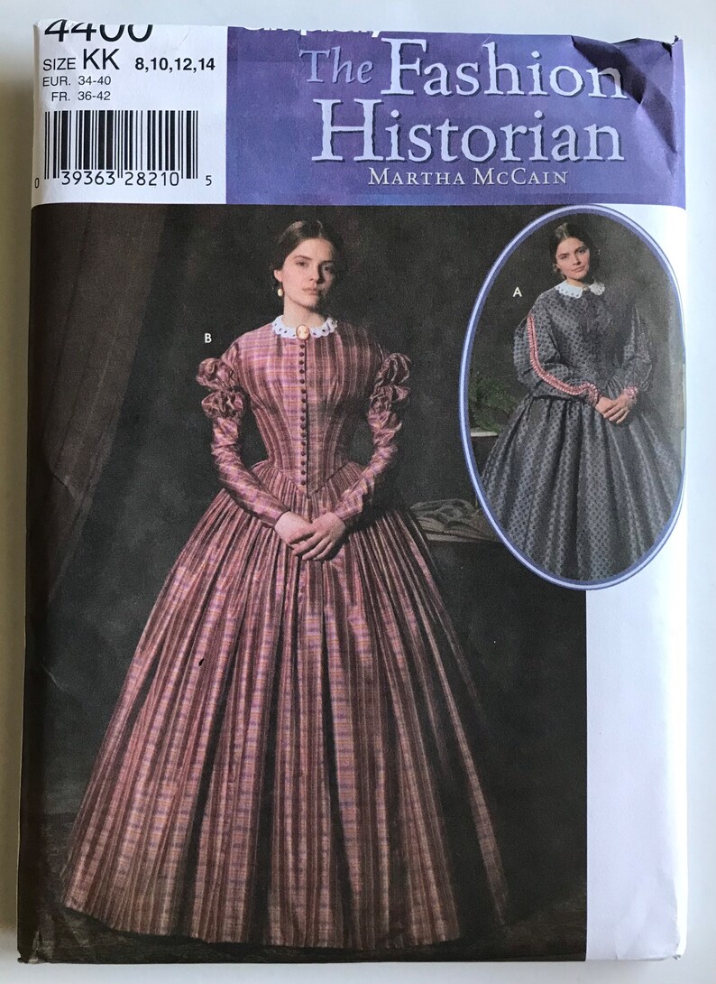 Simplicity 4400 Misses' Civil War Costume Pattern Etsy