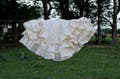 Coquette Bloomers - Large, Extra Large, or 2X (Choose Your Size) - 100% Cream Cotton Muslin / Ruffle - Adult / Women Handmade in Kansas
