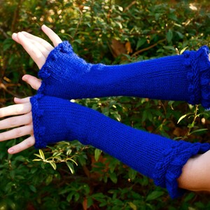 Rosetta Armwarmers Knitting Pattern PDF digital document download how to instructions fiber craft diy knit image 2