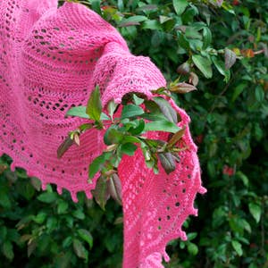 Jaleo Shawlette Knitting Pattern PDF digital document download how to instructions fiber craft diy knit scarf shawl image 4