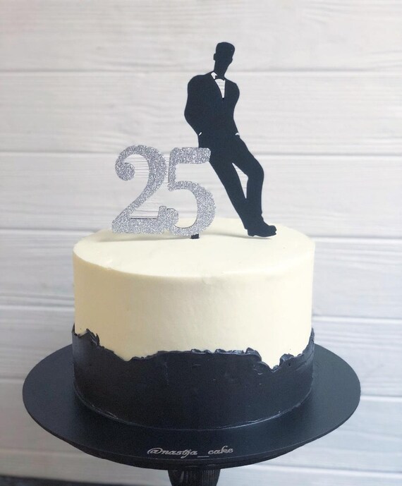 25th birthday cake ideas for him