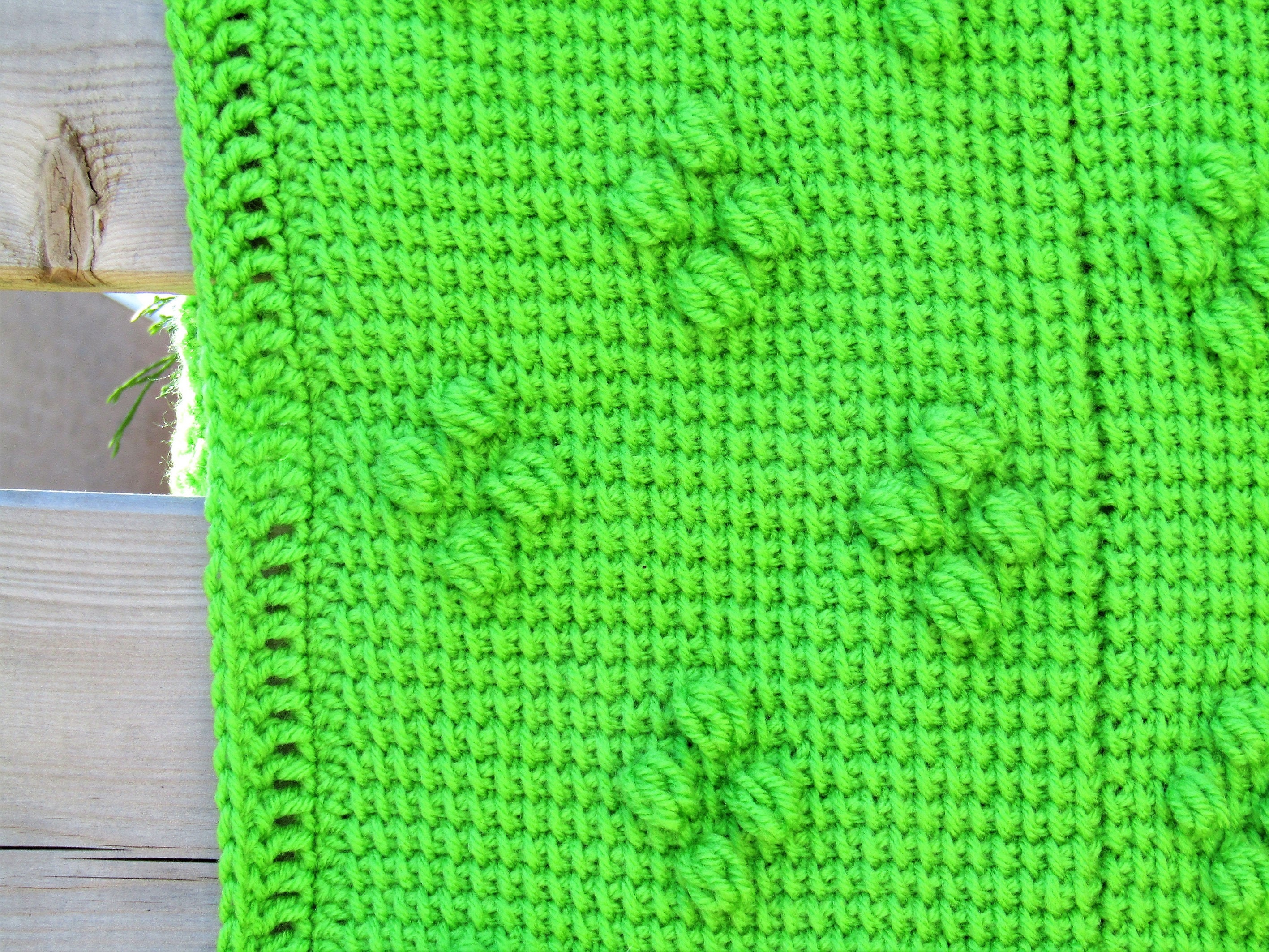 Crib Size Celery Green Crochet Baby Blanket — O Begins Owl