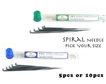 Spiral Felting Needles - 38G or 40G - High Quality