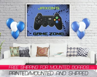 Game Zone Poster Etsy