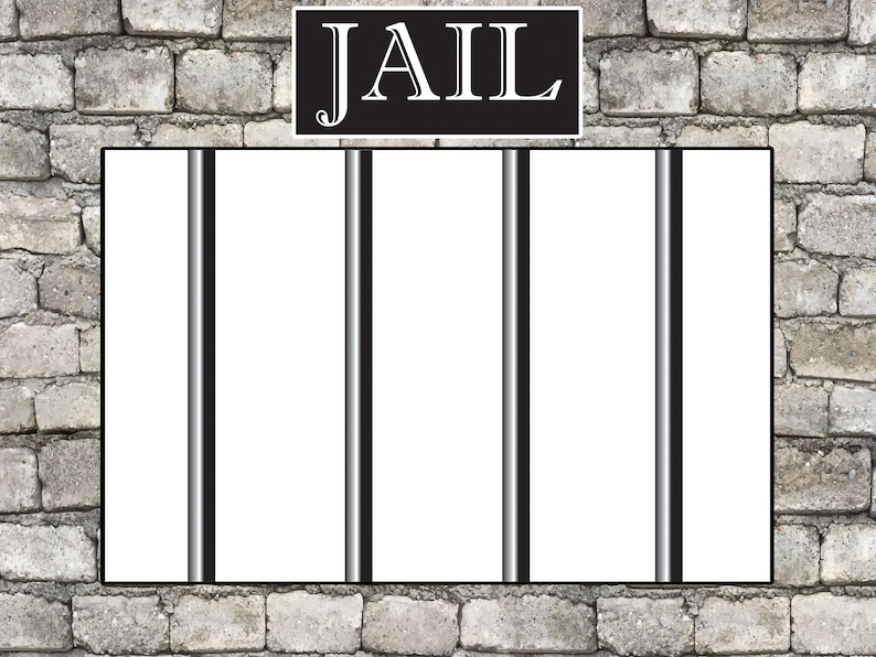Jail Party Photo Booth Frame Prison Jail Frame Prop Police Etsy jail-party-photo-booth-frame-prison-jail-frame-prop-police-etsy