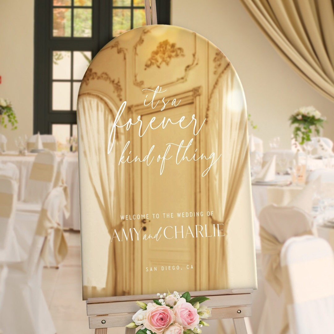 Gold Mirror Wedding Sign Gold Wedding Sign Gold Etsy